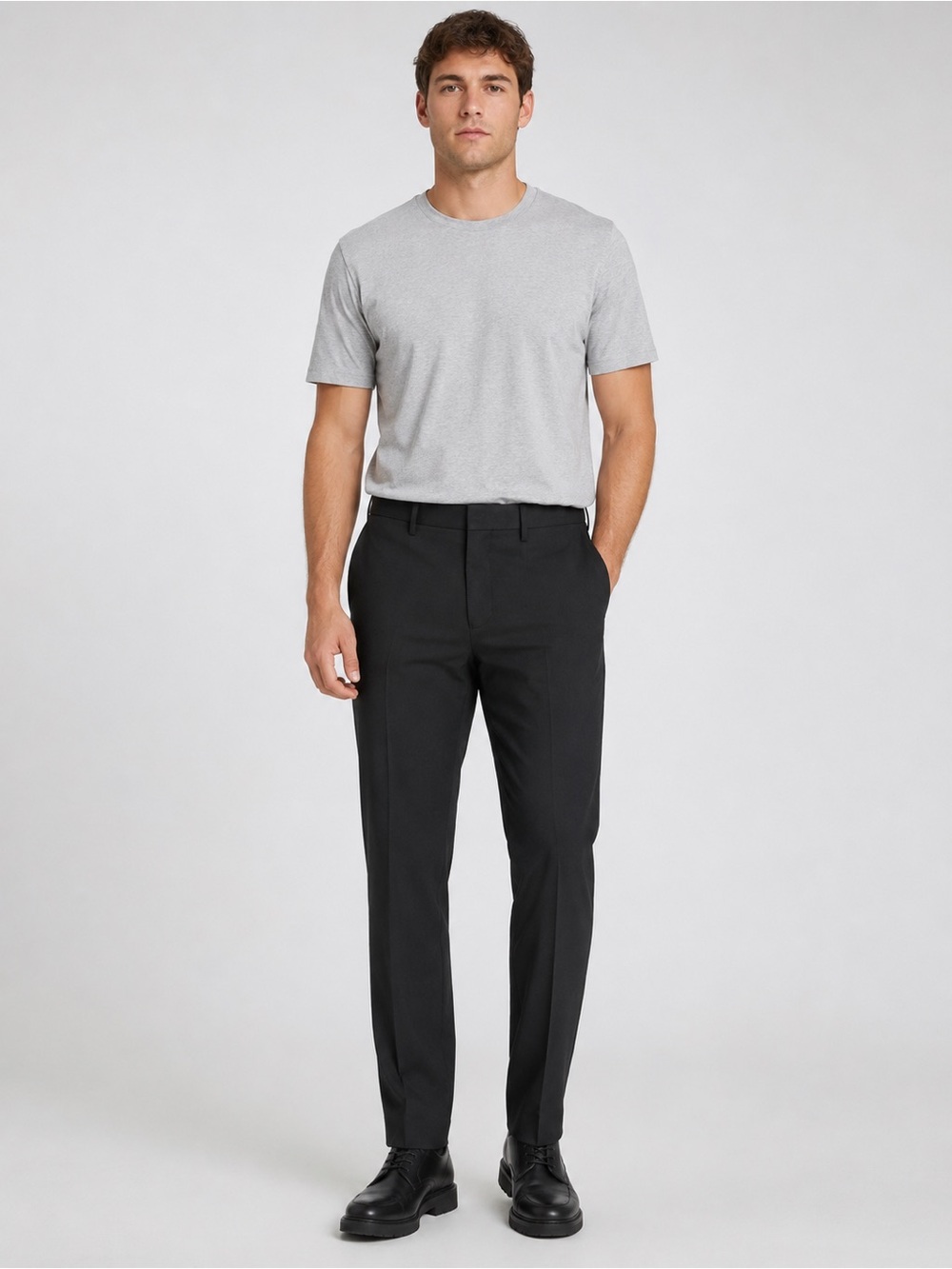 Haggar H26 Premium Stretch Dress Pants Men’s 30x30 Black Slim Fit Wrinkle Free